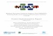 Project mplementation Report · development of the initial MDAST, including a project inception meeting, a stakeholder survey, and stakeholder workshops. Under Activity 3, team members