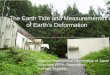 The Earth Tide and Measurements of Earth’s …The Earth Tide and Measurements of Earth’s Deformation National Astronomical Observatory of Japan Mizusawa VERA Observatory Yoshiaki