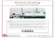Dental Scaling Station - University of Bristol · 2018-05-18 · the scaler without water will overheat the tooth and can cause damage. When scaling teeth, a dental chart should be