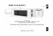 R-772 MICROWAVE OVEN WITH TOP AND BOTTOM GRILL … · r-772 snack auto cook i e gb d nl f watt +1 min stop /kg english r-772 microwave oven with top and bottom grill operation manual
