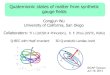 Quaternionic states of matter from synthetic gauge fieldswucj.physics.ucsd.edu/talk/quaternion_BEC_Wuhan.pdf · Congjun Wu University of California, San Diego Quaternionic states