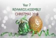 Year 7 REWARDS ASSEMBLY CHRISTMAS 2018smartfile.s3.amazonaws.com/a9258bec8cb6af5f1d9bd...ZERO BEHAVIOUR POINTS USMAN ALI ARSHAD FAOZIYA BELKO VALENCIO DE SOUZA KINJAL DHANJI AYA FAKHI