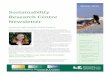 Sustainability Research Centre Newsletter · Sustainability Research Centre Newsletter Research in the Arctic with Dr Tristan Pearce Winter 2015 Featured staff member Sarah Connor