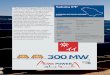 Sakaka IPP (compressed) - ACWA Power · The 300 MW Sakaka IPP is the ﬁrst plant in the Saudi national renewable energy program. The plant, located at Al Jouf, will cover an area