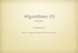 Algorithms (I) - SJTUbasics.sjtu.edu.cn/~liguoqiang/teaching/algo/lectures/algo1.pdf · • 60%Final exam. Any Questions? Chapter 0. Prologue. Johann Gutenberg Johann Gutenberg (