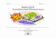BIOLOGY Constructed Responses - Council Rock School ... · Biology Constructed Responses Prince George’s County Public Schools 3 Acknowledgements Prince George’s County Public