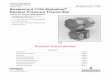 Rosemount 1154 Alphaline® Nuclear Pressure Nuclear Pressure Transmitter Product Discontinued. Product Data Sheet 00813-0100-4514, Rev BA ... TRANSMITTER DESCRIPTION Rosemount 1154