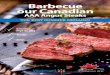 Barbecue our Canadian - canadabeef.ca · Cook in closed barbecue, without turning until digital instant-read thermometer inserted in centre of meat reads145˚F (63˚C) for medium-rare,