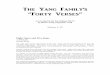The Yang Family's “Forty Verses” Family Forty Chapters (1-12).pdf · The Yang Family's “Forty Verses” as recorded in the Tai Ji Quan Shi Yi by Master Tung Yingchieh, 1948