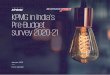 KPMG in India’s Pre-Budget survey 2020-21 · India’s Union Budget for 2020 is scheduled to be presented on 1 February 2020. It is expected that the Finance Minister will consider
