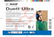 Duett Ultra - BASF · THE REGISTRATION HOLDER, BASF SA (Pty) Ltd. DIRECTIONS FOR USE: USE ONLY AS DIRECTED Compatibility: It is recommended that the compatibility of Duett® Ultra