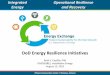 DoD Energy Resilience Initiatives - Under Secretary of ... - Castillo DoD... · Most solutions for critical energy requirements are backup generators tied to an individual ‘critical’