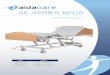 AC SERIES BEDS - Aidacare · 4.1 CASTOR SYSTEM - BRAKES & STEERING 4.1.1 Central Locking Castors AC3 Series beds have a central locking castor system that is operated with a full