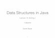 Data Structures in Java - Columbia Universitybauer/cs3134-f15/slides/w3134-1-lecture14.pdf · Data Structures in Java Lecture 14: Sorting I 11/9/2015 Daniel Bauer 1. Sorting Midterm