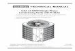 TECHNICAL MANUAL - HVACDirect.com · GSX models use the Copeland Scroll "Ultratech" Series com-pressors which are specifically designed for R-410A refriger-ant. There are a number