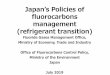 Japan’s Policies of fluorocarbons management …conf.montreal-protocol.org/meeting/oewg/oewg-41...Japan’s Policies of fluorocarbons management (refrigerant transition) Fluoride