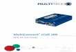MultiConnect® rCell 100 - Multi-Tech Systems, Inc. · Document Description User Guide This document provides an overview, safety and regulatory information, schematics and general