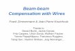 Beam-beam Compensation with Wires - Fermilablarpdocs.fnal.gov/LARP/DocDB/0000/000023/001/Chicago1.pdf · beam-beam compensation with wires or crab cavities would change the optimum