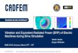 Vibration and Equivalent Radiated Power (ERP) of Electric ... · •Electromagnetic Analysis Using ANSYS Maxwell Computation of Magnetic Excitation Loads •Dynamic Analysis Using