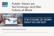Public Views on Technology and the Future of Work · Contains Ipsos' Confidential and Proprietary information and may not be disclosed or reproduced without the prior written consent