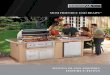sEDonA IsLAnD AssEMbLY InstructIons · SEDONA ISlAND ASSEmbly INStructIONS | 3 Congratulations on your purchase of the SEDONA by LYNXtm island package cooking center. The fully featured
