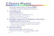 Z-Factory Physics · 2016-04-26 · Apr. 17, 2010 Z-Factory Physics 5 Accessibility in China? CHP future: After BEPCII+BESIII (5 or more years later) Cost: Roughly ten percents of