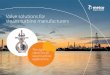 Valve solutions for steam turbine manufacturers · customers in the business of steam turbine manufacturing with reliable, safe and accurate valve solutions. Metso solutions for steam
