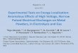 Experimental Tests on Energy Localization: Anomalous Effects of … · 2016-01-02 · With the goal of determining the conditions to promote some anomalous effects (thermal and electrical)
