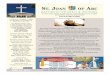 S . JOAN OF AJUNE 22 l ST. JOAN OF ARC l 3 PASTOR´S MESSAGE W hen Jesus instituted the Eucharist during the Last Supper, He wanted to insure that He would be with …