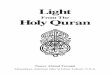 FromThe HolyQuran - Ahmadiyyaahmadiyya.org/bookspdf/lightofquran/lessons 1-18.pdf · FromThe HolyQuran Naseer Ahmad Faruqui Ahmadiyya Anjuman Isha’at Islam, Lahore, U.S.A. Light