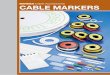 BANDEX Cable Accessories CABLE MARKERS WIRING DUCTS · BANDEX Cable Accessories CABLE MARKERS Part No. Cable Dia L Std. Markings Packing Sq mm OM-22S 22 1.3 10 100pc OM-20S 20 1.5