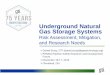Underground Natural Gas Storage Systems Ersoy.pdf · Perform 1st pass gap analysis with Failure Mode Assessment and Assignment (FMAA) ... Geomechanical Analysis and Design Criteria