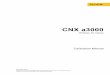 CNX a3000 - ELSO Philips Service · 2020-02-16 · CNX a3000 Calibration Manual 2 Safety Information A Warning identifies conditions and procedures that are dangerous to the user