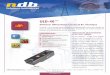 ULD-40™ - · PDF file ULD-40™ Détecteur Ultrasonique Le ULD-40™ est un détecteur ultrasonique conçu pour la détection d’effet Corona et d’arc électrique qui permet une
