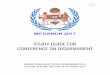 STUDY GUIDE FOR CONFERENCE ON DISARMAMENTmcgsmun.ac.in/2017/pdf/background_guides/COD.pdf · Do you take swift and well-reasoned decisions most of the time? ... This results in speakers