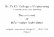 Department of Information Technologyparagnachaliya.in/wp-content/uploads/2019/01/IOT15_Unit5.pdf · Pattern. Unit 5 IoT PLATFORMS. What is an IoT Device •A "Thing" in IoT can be