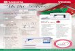 Tis the Season - Melann's Fabric & Sewing Centre · 2017-11-17 · 7 HUSQVARNA VIKING® original snap-on presser feet included Built-in needle threader 200mm sewing space Start/stop