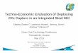 Techno-Economic Evaluation of DeployingEconomic Evaluation ... · Techno-Economic Evaluation of DeployingEconomic Evaluation of Deploying CO2 Capture in an Integrated Steel Mill Stanley