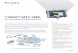 T-BERD /MTS-5800 - Ibis Instruments · y OTDR modules for fiber link characterization and fault finding y Smart Link Mapper optical analysis software that displays OTDR results in