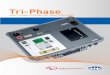 Tri-Phaseand phase angle readings are displayed on the unit’s LCD screen. Since a three-phase voltage is used to excite the transformer windings, the Tri-Phase can detect and measure
