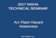 2017 NWHA TECHNICAL SEMINAR Arc Flash Hazard Awareness flash hazard awareness.pdf · WHAT FACTORS EFFECT ARC FLASH HAZARDS (AFH) •Current –How much current is allowed to flow