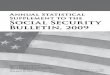 Annual Statistical Supplement, 2009 - Social Security Administration · 2016-03-18 · Annual Statistical Supplement to the Social Security Bulletin, 2009 Social Security Administration