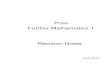 Pure Further Mathematics 1 Revision Notes · FP1 JUNE 2016 SDB 3 1 Complex Numbers Definitions and arithmetical operations i = √−1, so √−16 = 4𝑖, √−11 = √11 i, etc