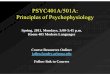 PSYC401A/501A: Principles of Psychophysiologyapsychoserver.psychofizz.psych.arizona.edu/JJBA... · Definition Cacioppo Tassinary & Berntson (2007): the scientific study of social,