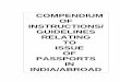 COMPENDIUM OF INSTRUCTIONS/ GUIDELINES RELATING TO … · Ordinance, 1967 to grant exemptions from possession of these documents. Such authority now vests with the Central Government