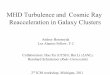 MHD Turbulence and Cosmic Ray Reacceleration in …mctp/SciPrgPgs/events/2012/ICM/talkfiles/...Andrey Beresnyak Los Alamos Fellow, T 22nd ICM workshop, Michigan, 2011 MHD Turbulence