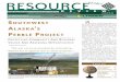 Resource Development Council for Alaska, Inc. · 2015-06-23 · Mar 2006 REVIEW RESOURCE A PERIODIC PUBLICATION OF THE RESOURCE DEVELOPMENT COUNCIL FOR ALASKA, INC. I NSIDE Pebble