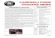 CAMPBELLTOWN JOGGERS NEWS · CAMPBELLTOWN JOGGERS NEWS ISSUE: OCTOBER 2018 CAMPBELLTOWN JOGGERS PAGE 1 PRESIDENT’S REPORT UPCOMING… And just like that the 2018 …