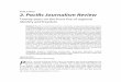 PUBLISHING 2. Pacific Journalism Review · ister. The journal also collaborates closely with partner institutions; especially with USP, the Asian Media Information and Communication