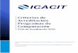 Criterios de Acreditación Programas de Computación · 2018-09-06 · Criterios de Acreditación de ICACIT para Programas de Computación, Ciclo de Acreditación 2019 Página 2 de